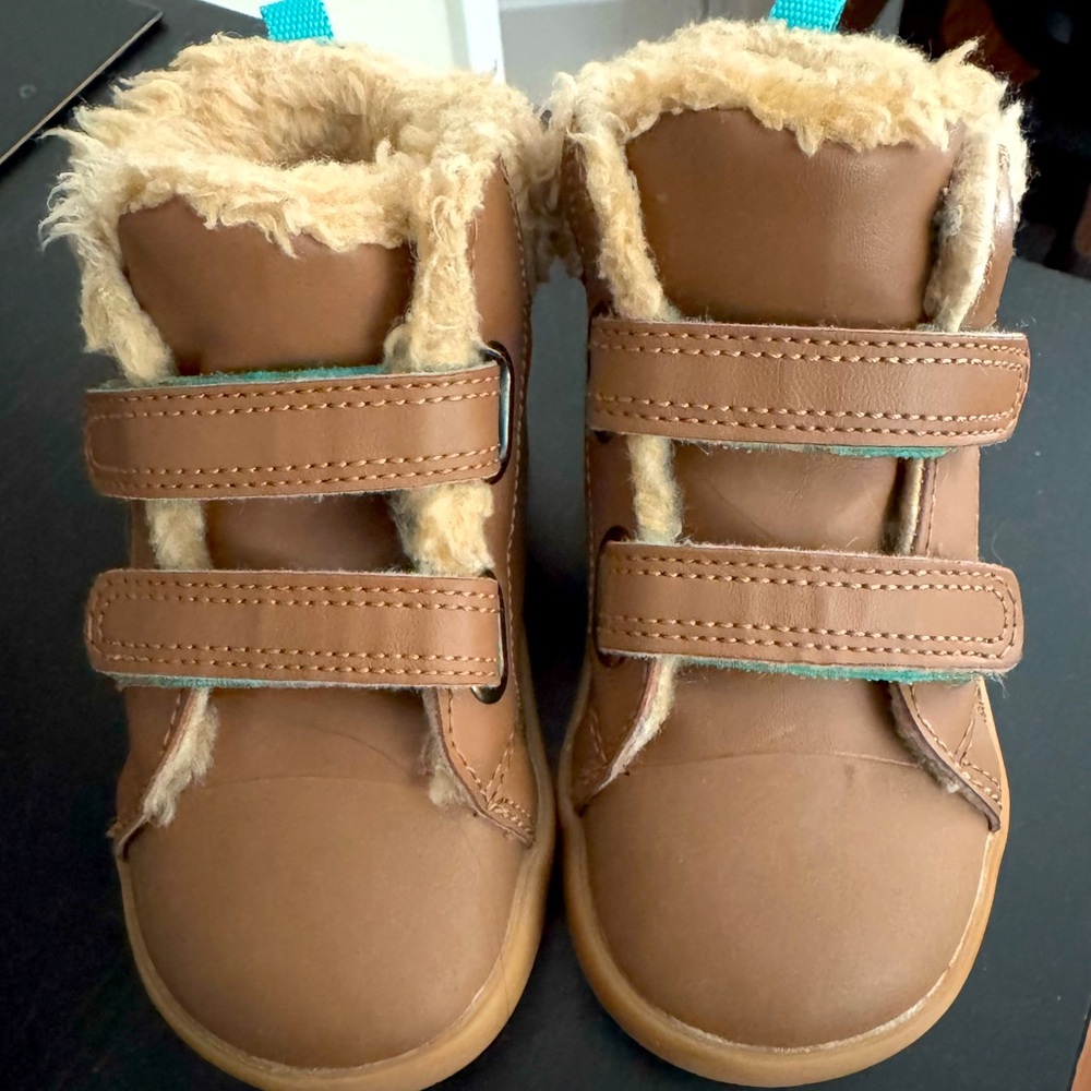 Ten Little Toddler Fuzzy High Tops